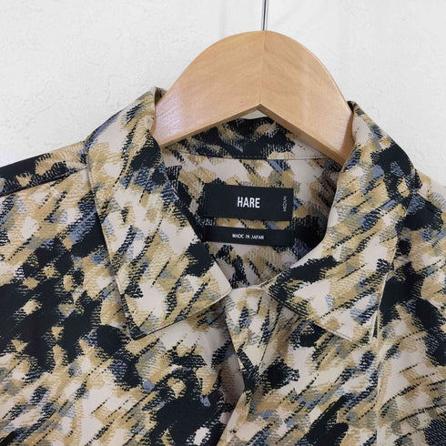 ハレ HARE モザイクアート総柄シャツ メンズ JPN:M