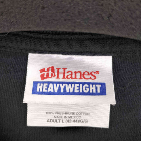 ヘインズ Hanes 両面プリントバンドTシャツ メンズ import:L