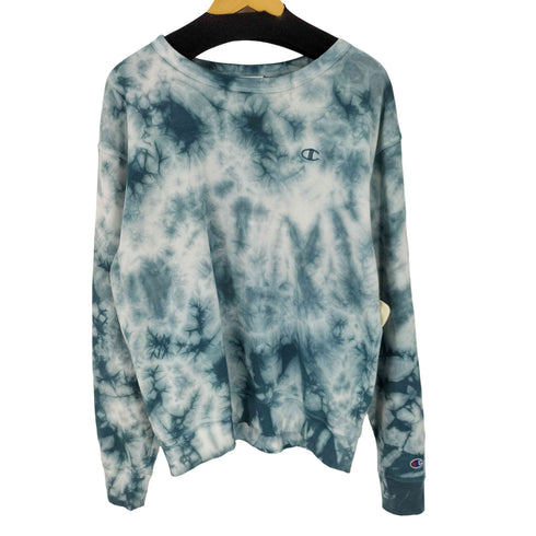 チャンピオン Champion CRUSH DYE FLEECE CREW タイダイ クルーネックスウェット 裏起毛 メンズ JPN:L