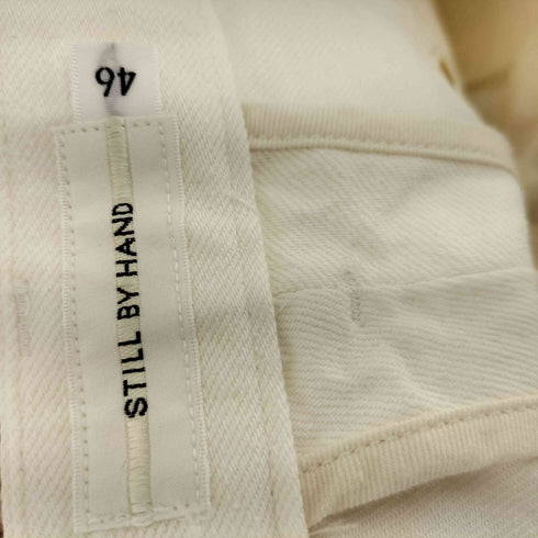 スティルバイハンド STILL BY HAND 1tuck Tapered Cotton Linen Denim Pants メンズ 46