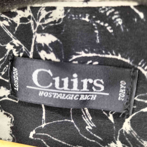 キュイー Cuirs 総柄開襟S/Sシャツ アロハシャツ メンズ FREE