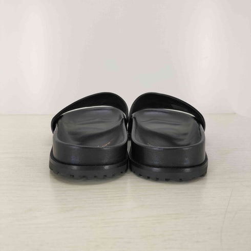 サンローランパリ SAINT LAURENT PARIS YSLロゴステッチレザーサンダル レディース 37 1/2