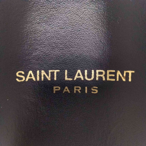 サンローランパリ SAINT LAURENT PARIS YSLロゴステッチレザーサンダル レディース 37 1/2