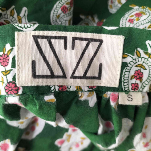 SZ Blockprints 22AW 花柄ギャザーラップスカート レディース