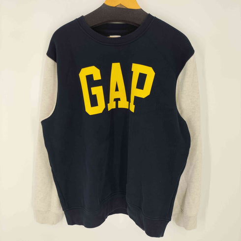 ギャップ Gap フロントロゴプリント ビックシルエット 袖切替 メンズ import:XL