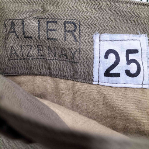 ALIER AIZENAY フランス軍 M-47 ミリタリーパンツ カーゴパンツ メンズ 25