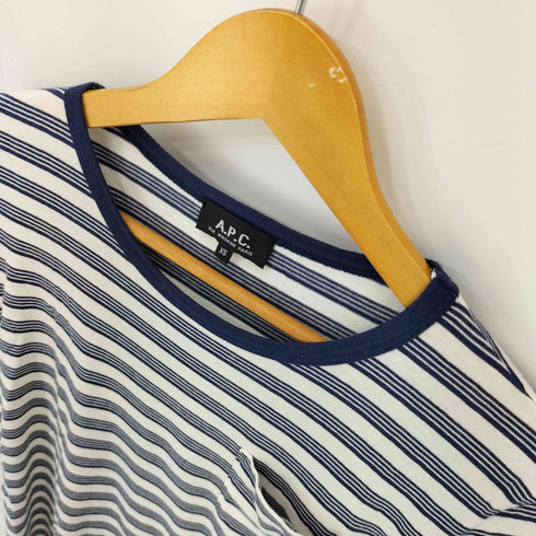 アーペーセー A.P.C. ポケット ボーダー S/S Tシャツ メンズ JPN:XS