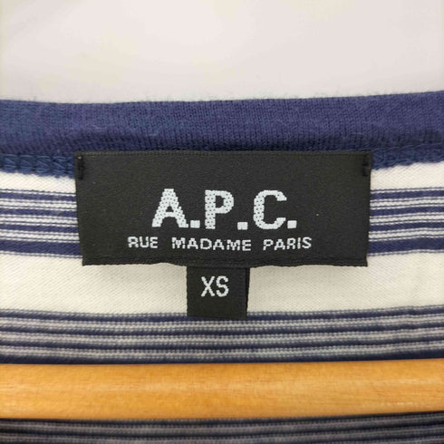 アーペーセー A.P.C. ポケット ボーダー S/S Tシャツ メンズ JPN:XS