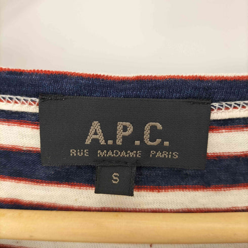 アーペーセー A.P.C. ポケット ボーダー S/S Tシャツ メンズ JPN:XS