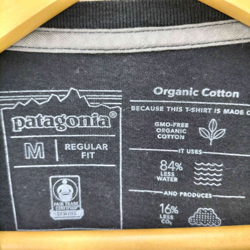 パタゴニア patagonia REGULAR FIT フィッツロイベア FITZ ROY BEAR プリント Tシャツ メンズ JPN:M