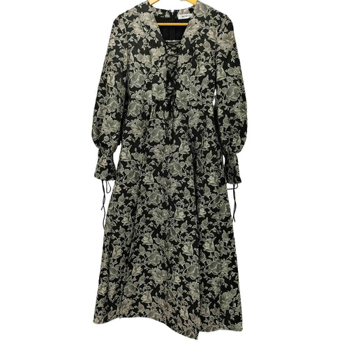 メルトザレディ Melt the lady フラワージャガードロングドレス flower jacquard long dress レディース FREE