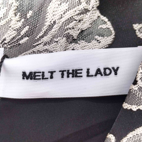 メルトザレディ Melt the lady フラワージャガードロングドレス flower jacquard long dress レディース FREE