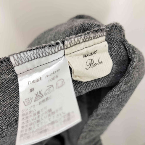 ネストローブ nest Robe リネンイージーテーパードパンツ レディース