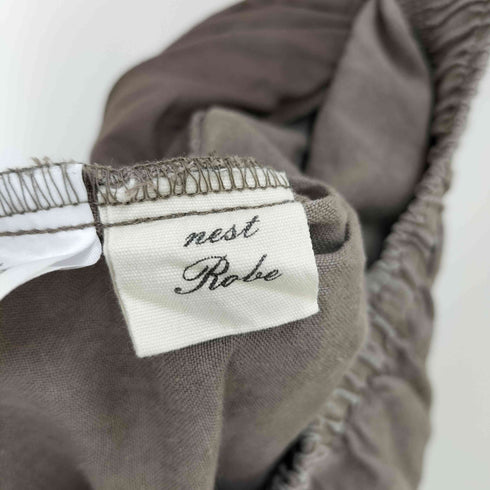 ネストローブ nest Robe リネンイージーテーパードパンツ レディース