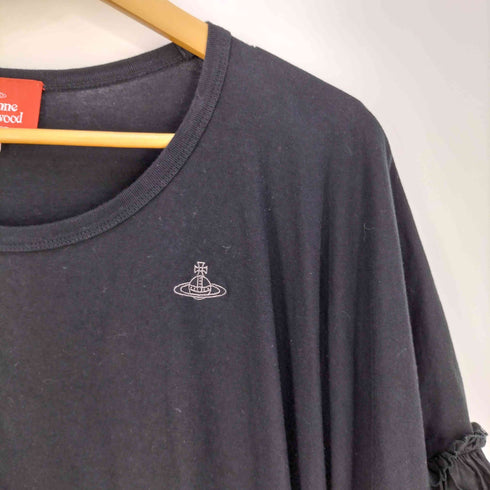 ヴィヴィアンウエストウッドレッドレーベル Vivienne Westwood RED LABEL フリルブロッキングワンピース レディース 00