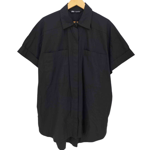 ザラ ZARA コットンシャツワンピース レディース import:XS