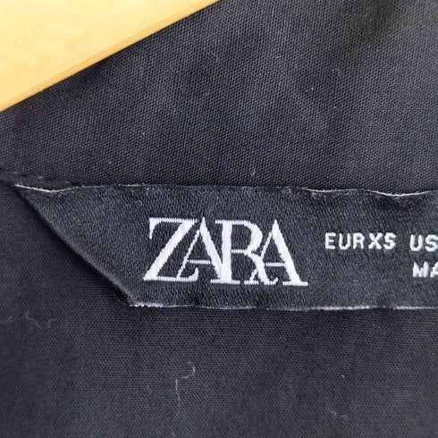 ザラ ZARA コットンシャツワンピース レディース import:XS