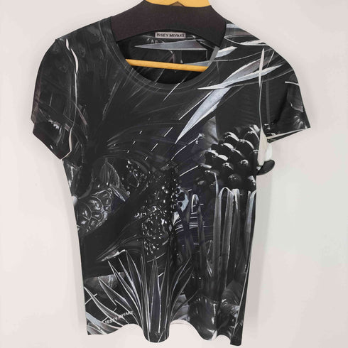 イッセイミヤケ ISSEY MIYAKE グラフィックプリントS/S TEE ボタニカル レディース JPN:2
