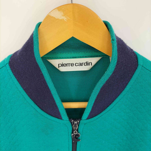 ピエールカルダン pierre cardin 90S ロゴ刺繍 デザイン切替 トラックジャケット メンズ import:M