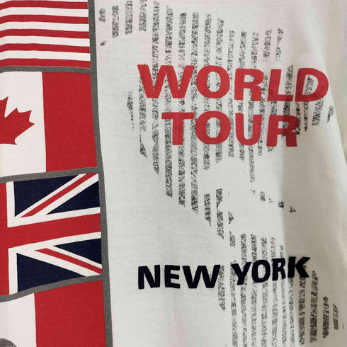 90S MADE IN USA 万国旗デザインTシャツ メンズ JPN:M