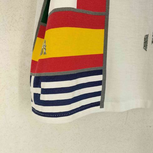 90S MADE IN USA 万国旗デザインTシャツ メンズ JPN:M