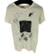 イッセイミヤケ ISSEY MIYAKE 90S アートペイントS/S TEE 鳥 花 レディース JPN:M