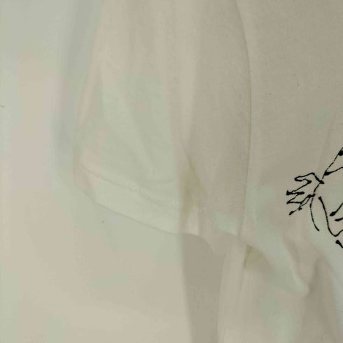 イッセイミヤケ ISSEY MIYAKE 90S アートペイントS/S TEE 鳥 花 レディース JPN:M