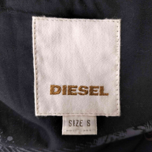 ディーゼル DIESEL 90S 格子デザインコットンダブルライダース メンズ JPN:S