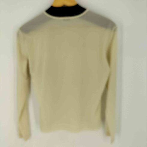 イッセイミヤケ ISSEY MIYAKE 90S L/Sブラウス シースルー レディース JPN:M