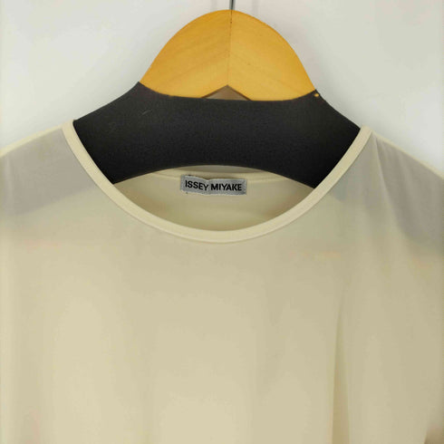 イッセイミヤケ ISSEY MIYAKE 90S L/Sブラウス シースルー レディース JPN:M