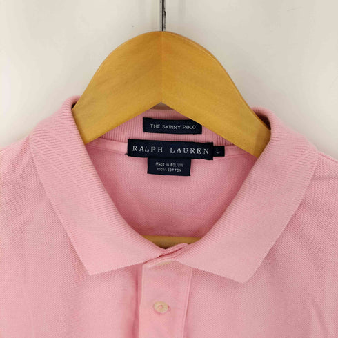 ラルフローレン RALPH LAUREN スモールポニー刺繍鹿の子ポロシャツ レディース JPN:L