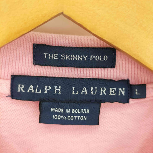 ラルフローレン RALPH LAUREN スモールポニー刺繍鹿の子ポロシャツ レディース JPN:L