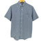 ブルックスブラザーズ BROOKS BROTHERS シアサッカー ギンガムチェック ボタンダウン 半袖シャツ メンズ import:S
