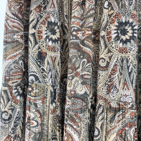 コレット KORET メキシコ製 レーヨンペイズリースカート レディース M