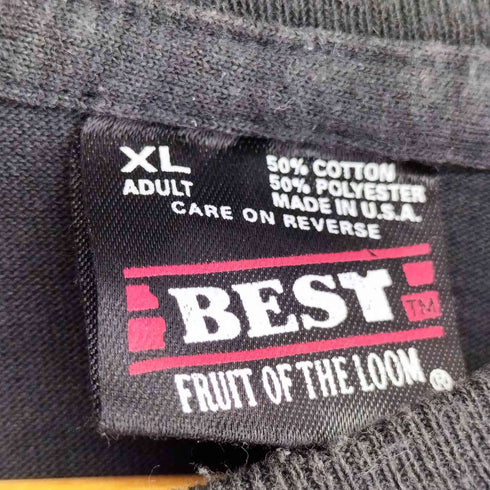 フルーツオブザルーム FRUIT OF THE LOOM 90s USA製 PAINT VALLEY プリントクルーネックTシャツ メンズ JPN:XL