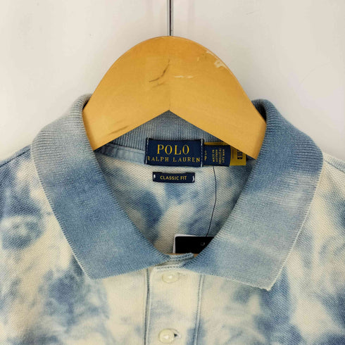 ポロラルフローレン POLO RALPH LAUREN スモールポニー刺繍 タイダイ柄鹿の子ポロシャツ レディース JPN:S