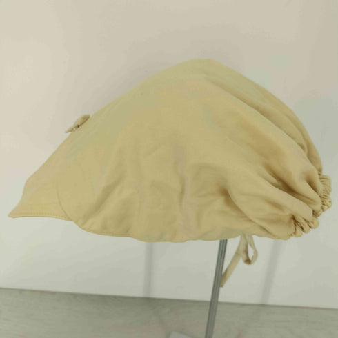 イッセイミヤケ ISSEY MIYAKE リボンチャーム ドローストリングリネンコットンキャップ レディース ONE SIZE