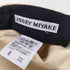 イッセイミヤケ ISSEY MIYAKE リボンチャーム ドローストリングリネンコットンキャップ レディース ONE SIZE