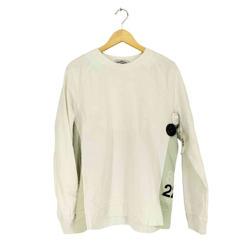ストーンアイランド STONE ISLAND 刺繍デザインクルーネックスウェット メンズ JPN:M