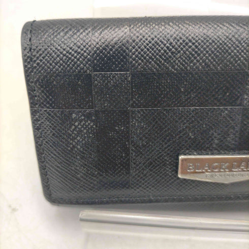 ブラックレーベルクレストブリッジ BLACK LABEL CRESTBRIDGE シルバーエンブレム 2トーン キーケース メンズ