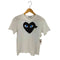プレイコムデギャルソン PLAY COMME des GARCONS ハートロゴTシャツ レディース JPN:S