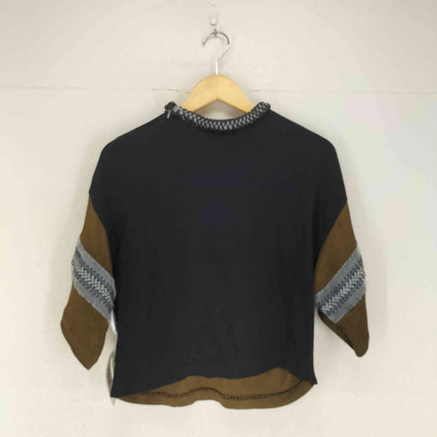 スリーワンフィリップリム 3.1 phillip lim ロープネックデザインレーヨンTシャツ レディース JPN:4