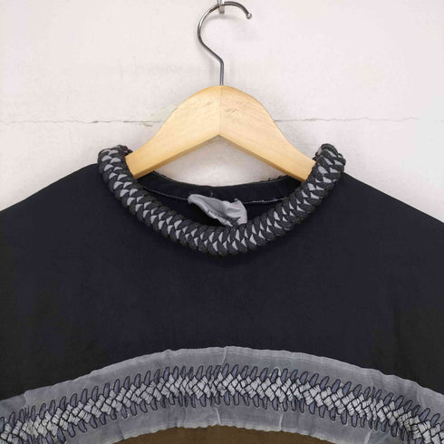 スリーワンフィリップリム 3.1 phillip lim ロープネックデザインレーヨンTシャツ レディース JPN:4