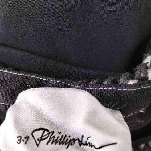 スリーワンフィリップリム 3.1 phillip lim ロープネックデザインレーヨンTシャツ レディース JPN:4