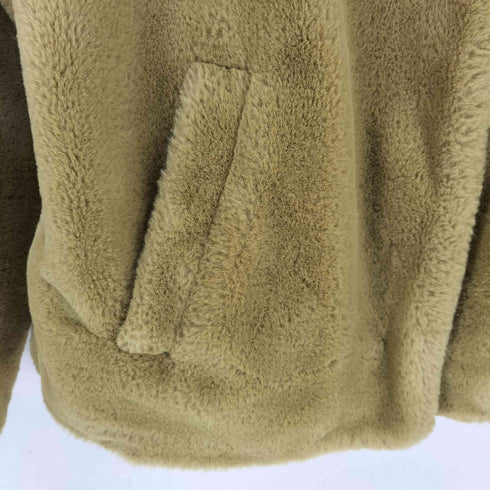 ザラ ZARA ノーカラーファージャケット メンズ import:M