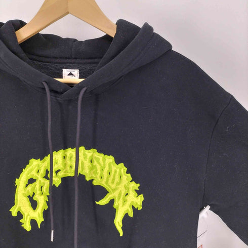 EXPANSION ロゴ 刺繍 裏起毛 プルオーバー パーカー メンズ JPN:XL