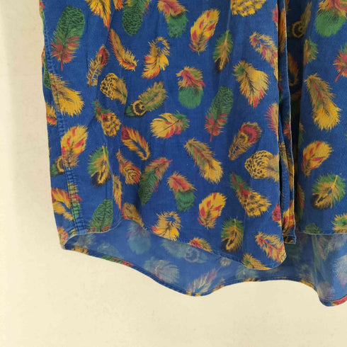 ギャップ Gap 90S 羽柄 マルチカラーコーデュロイシャツ メンズ