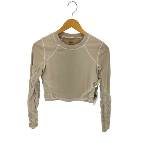 alo yoga L/S カットソー クロップド丈 レディース import:M