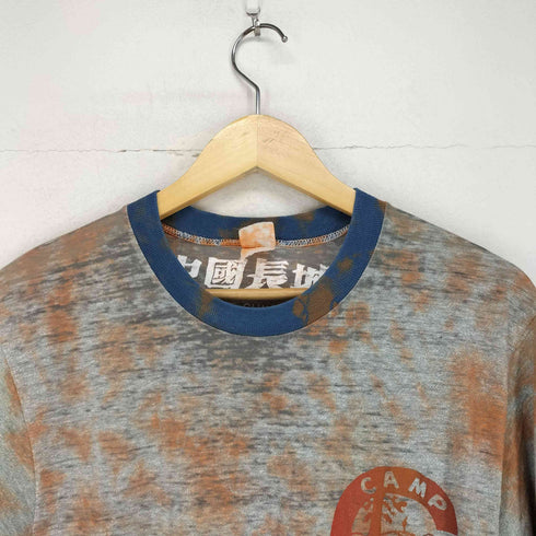 中国長城 VINTAGE TOWNCRAFT リメイク リンガーTシャツ メンズ JPN:XL