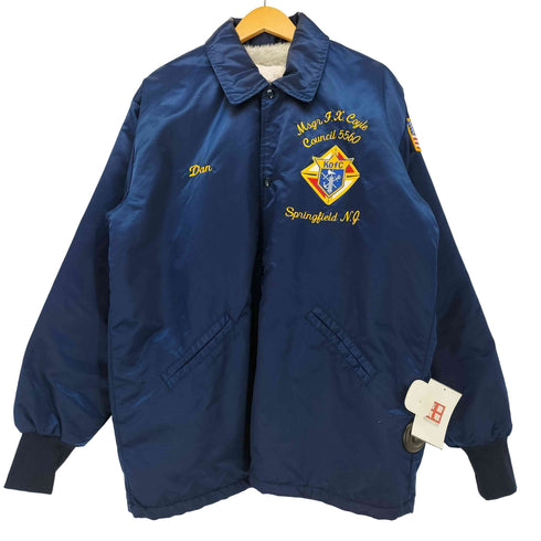 80S Gorga 裏地 ボア Kofcワッペン コーチジャケット メンズ import:L